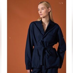Ours - THE CAMICIA ROBE IN BLU MARINO